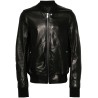 Classic flight leather jacket