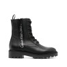 Combat laceup boot zip