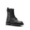 Combat laceup boot zip