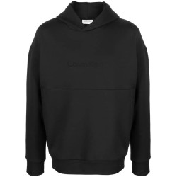 Comfort debossed logo hoodie