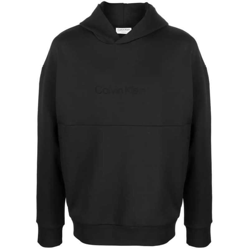 Comfort debossed logo hoodie