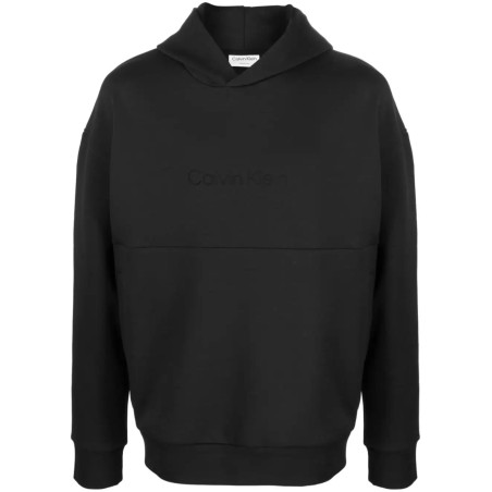 Comfort debossed logo hoodie