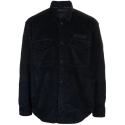 Corduroy solid overshirt