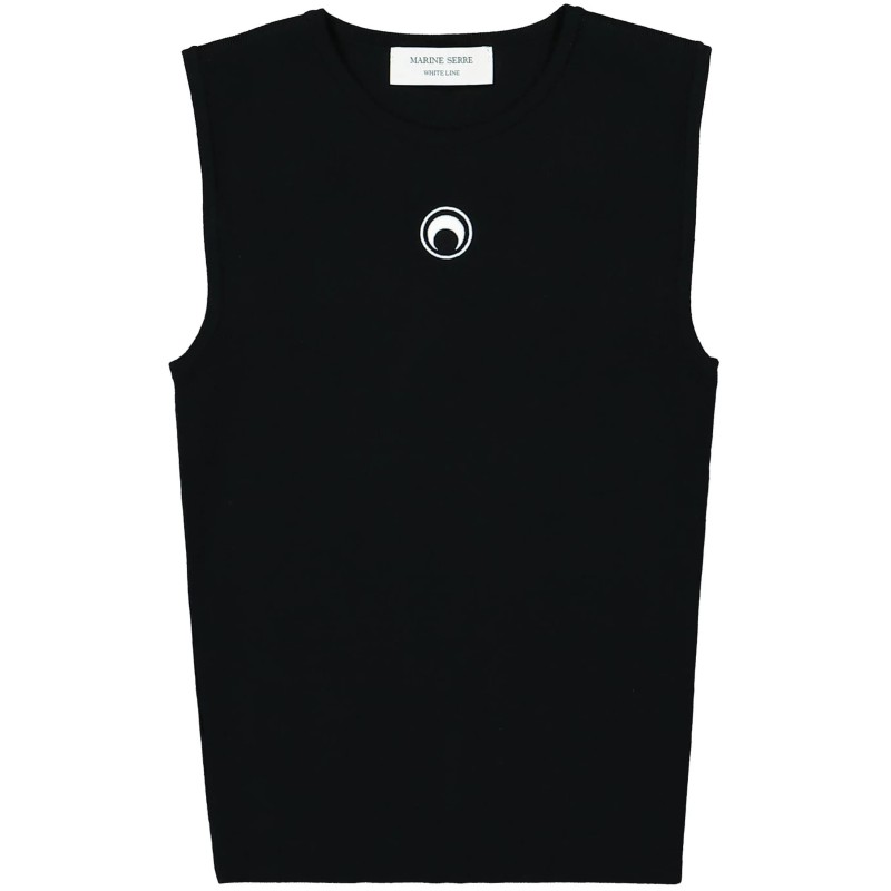 Core knit sleeveless tank top