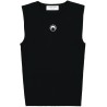 Core knit sleeveless tank top