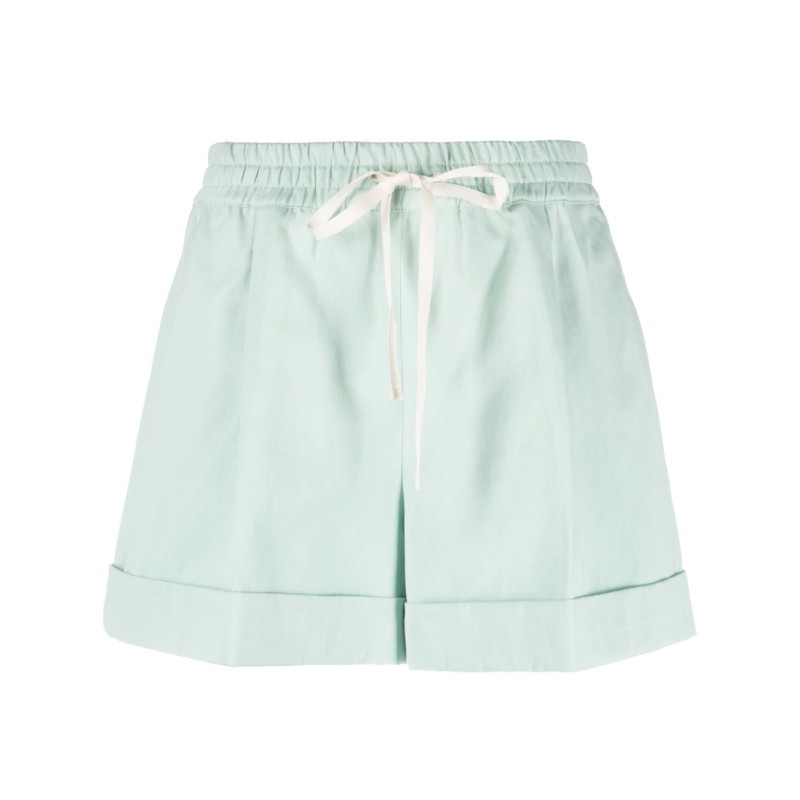 Cotton linen blend shorts