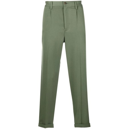 Cotton linen stretch pant