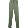 Cotton linen stretch pant