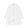 Cotton mini shirt dress