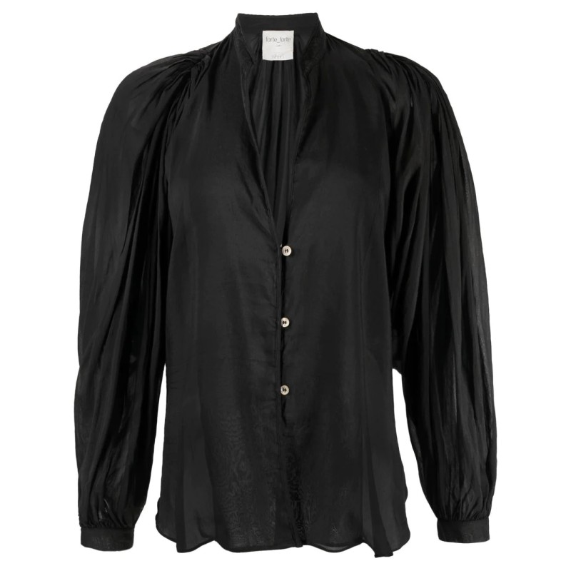 Cotton silk voile shirt