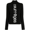 Courr?ges intarsia sweater