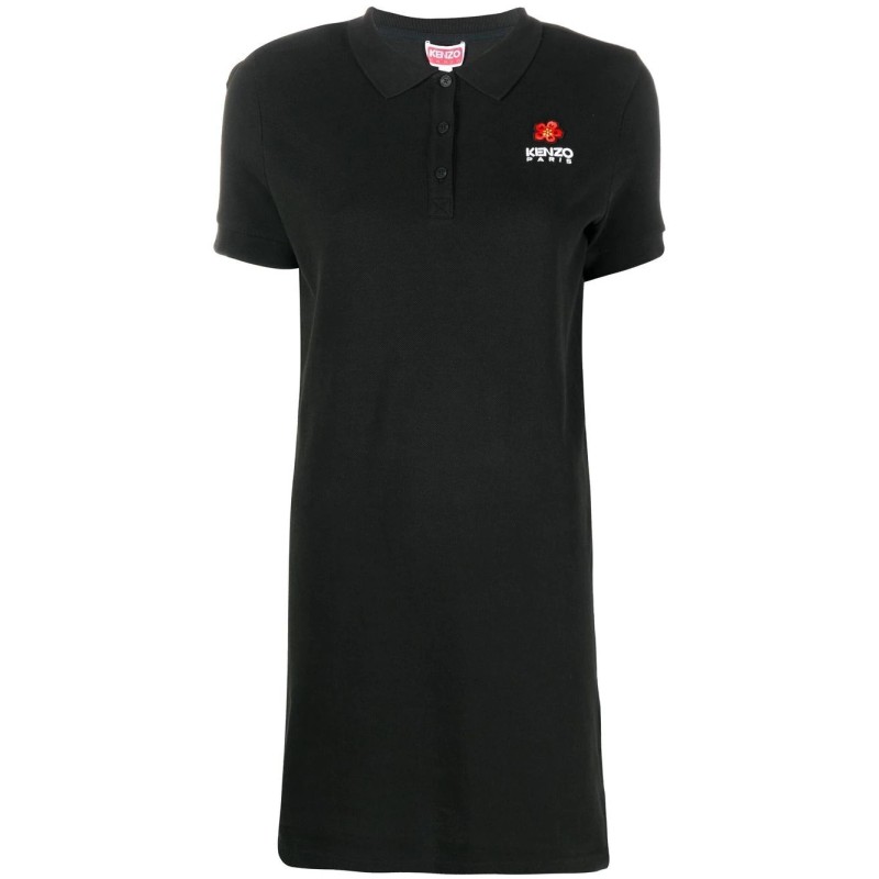 Crest logo polo dress