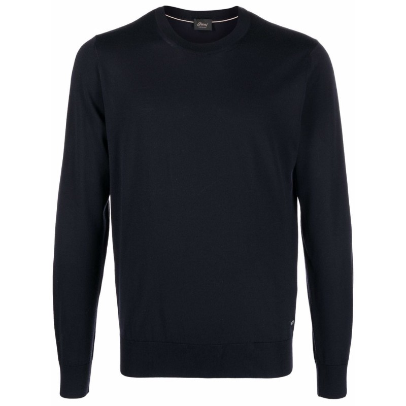 Crew neck long sleeve sweater