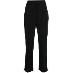 Crop high rise wide pant