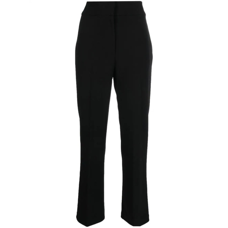 Crop high rise wide pant