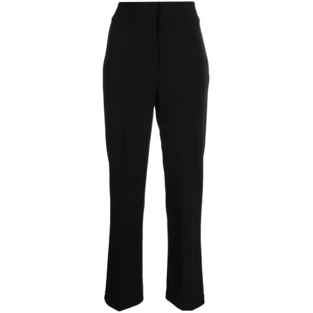 Crop high rise wide pant