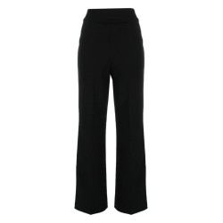 Crop high rise wide pant