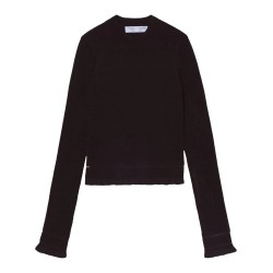 Cropped turtleneck sweater