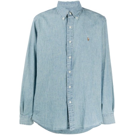 Custom fit chambray shirt