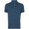 Custom slim fit mesh polo