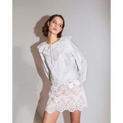 Daisy cotton anglaise shirt