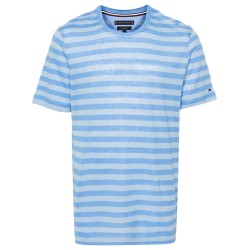 Dc stripe linen tee