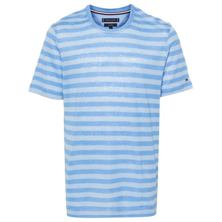 Dc stripe linen tee