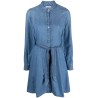 Denim belted dress lyra