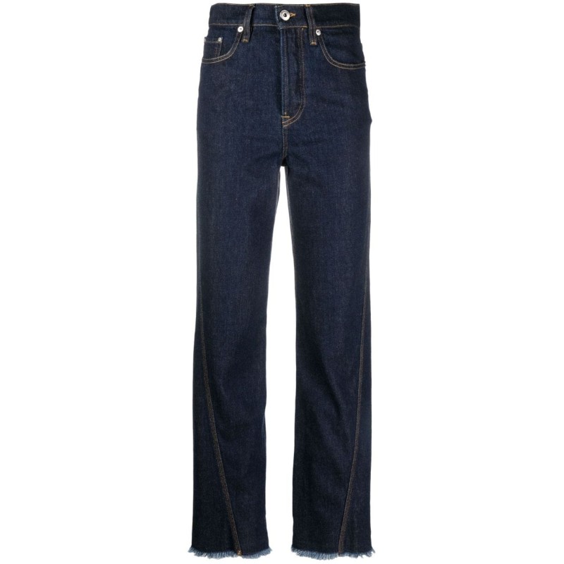 Denim twisted regular pant