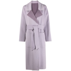 Df wool reversible wrap coat