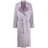 Df wool reversible wrap coat