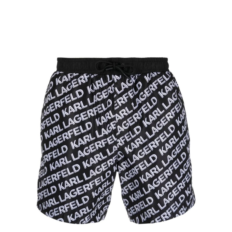 Diagonal aop med boardshorts