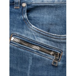 Double stonewash slim jeans