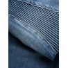 Double stonewash slim jeans