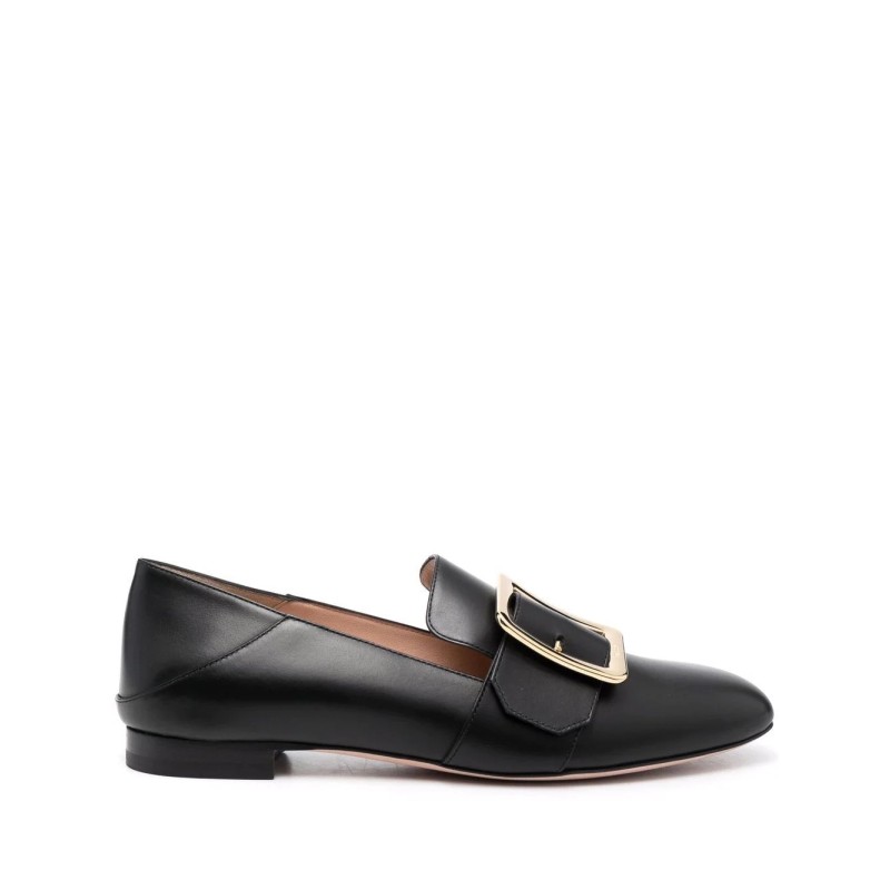 Janelle calf plain loafers