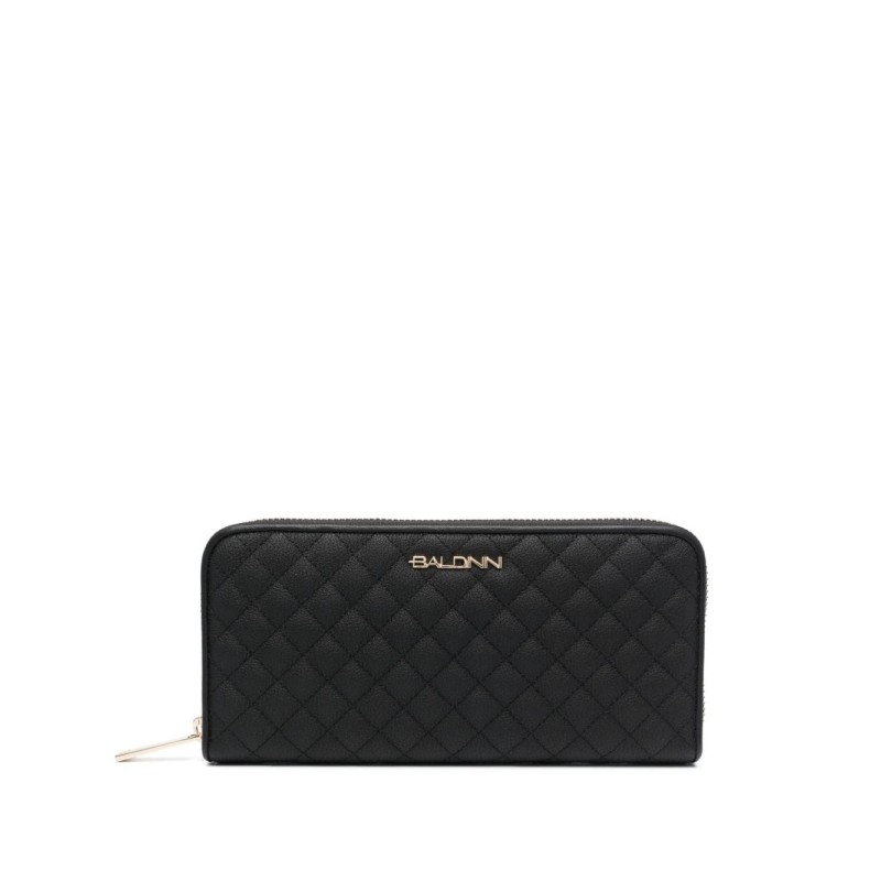 Wallet w/zip quilted wallet