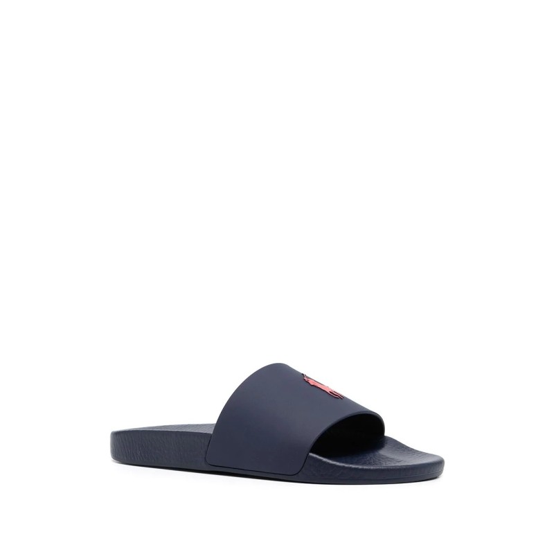 Polo slide sandals