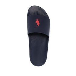 Polo slide sandals