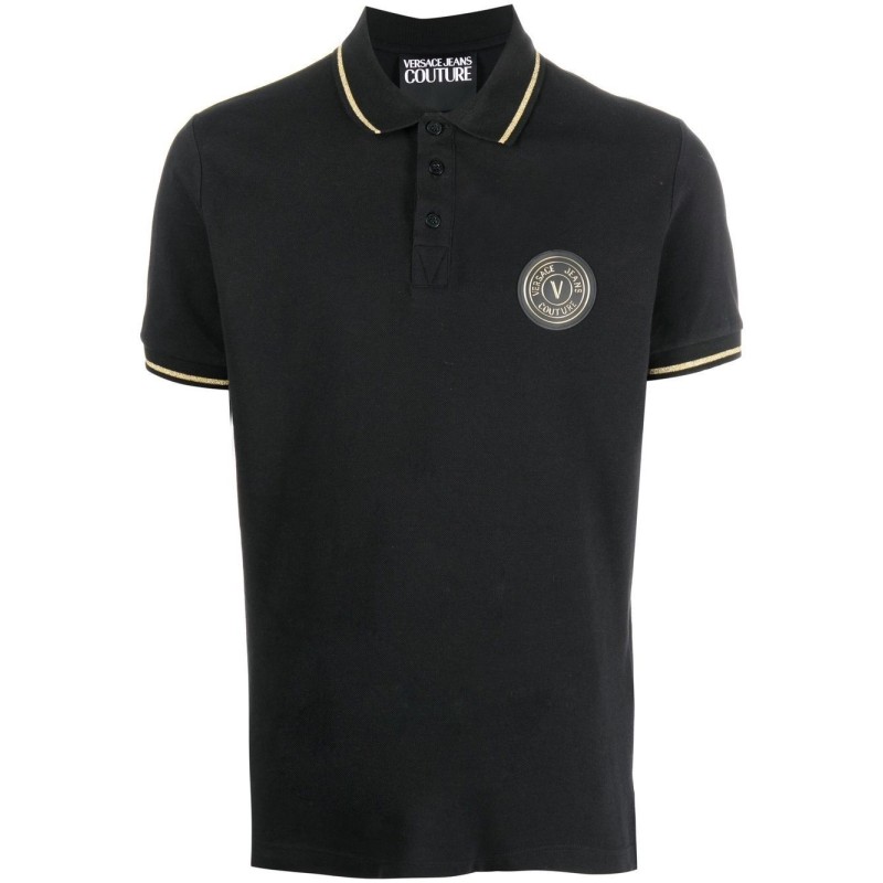 Patch polo t-shirt