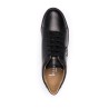 Leather lo-top sneakers crest