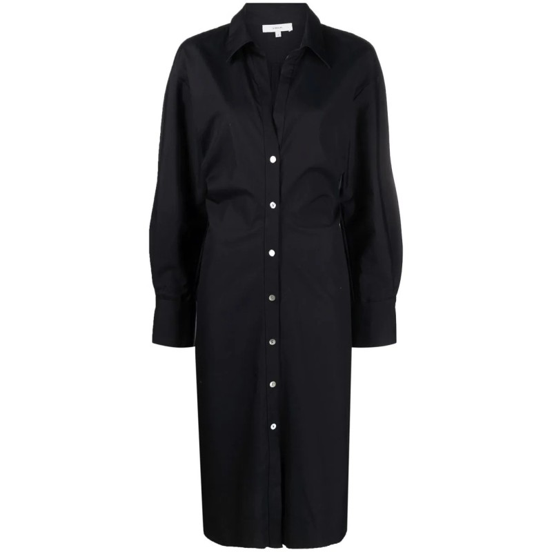 Soft fitted shirt dress