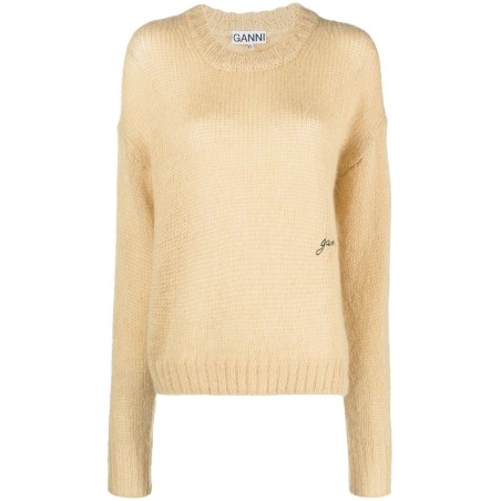 Mohair o-neck pullover