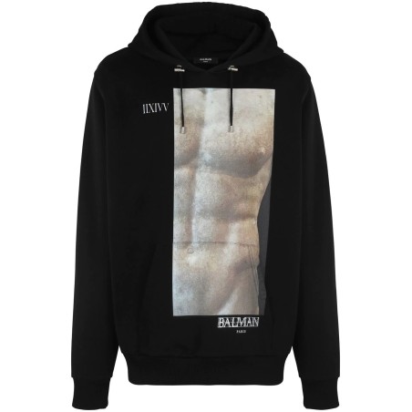 Statue printed hoodie