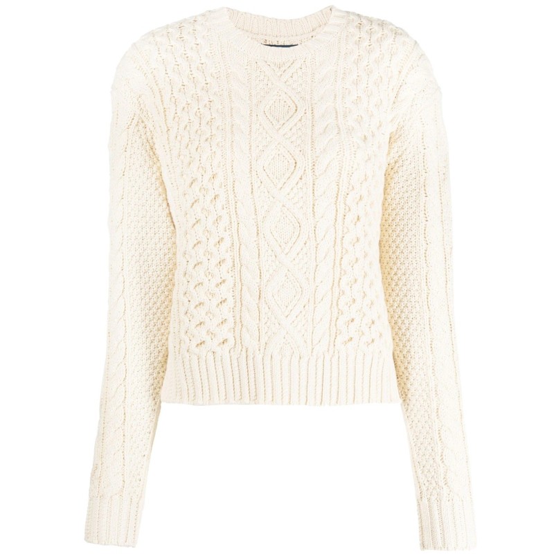 Aran long sleeve pullover