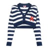 Nautical stripes cardigan