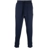 Drawstring cotton track pants