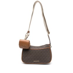 Medium top-zip pouch crossbody