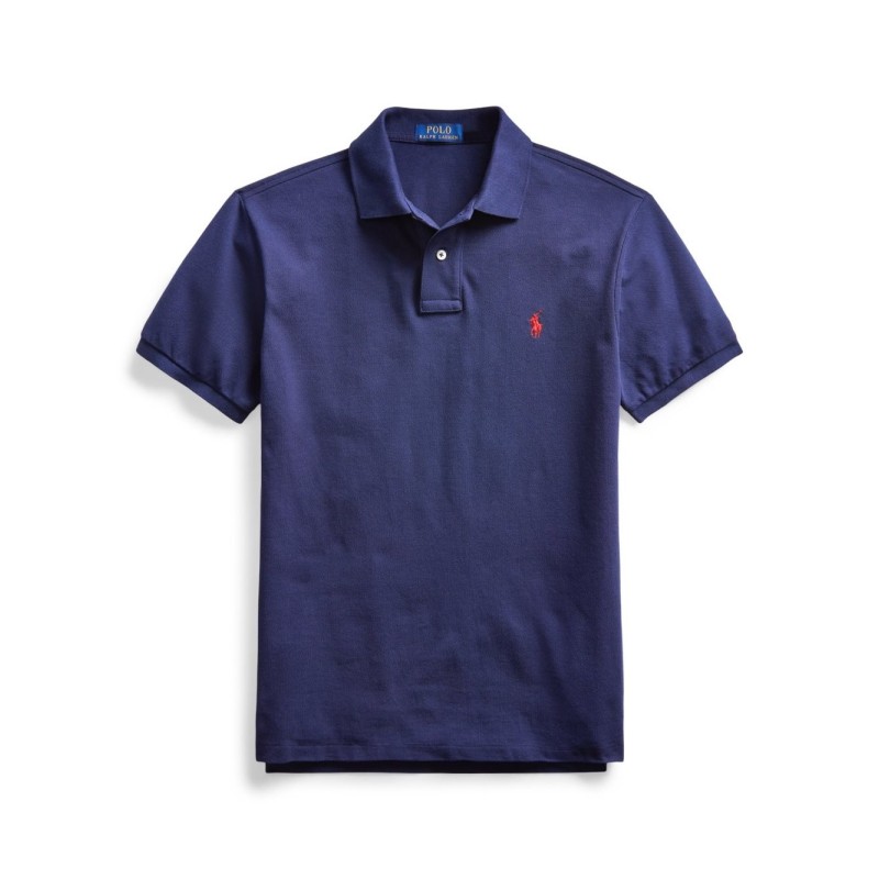 Embroidered logo polo shirt