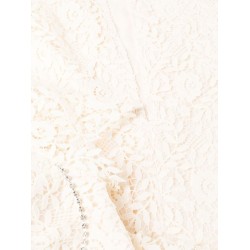 Cream rose lace midi dress