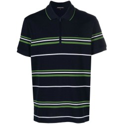 Honeycomb stripe polo